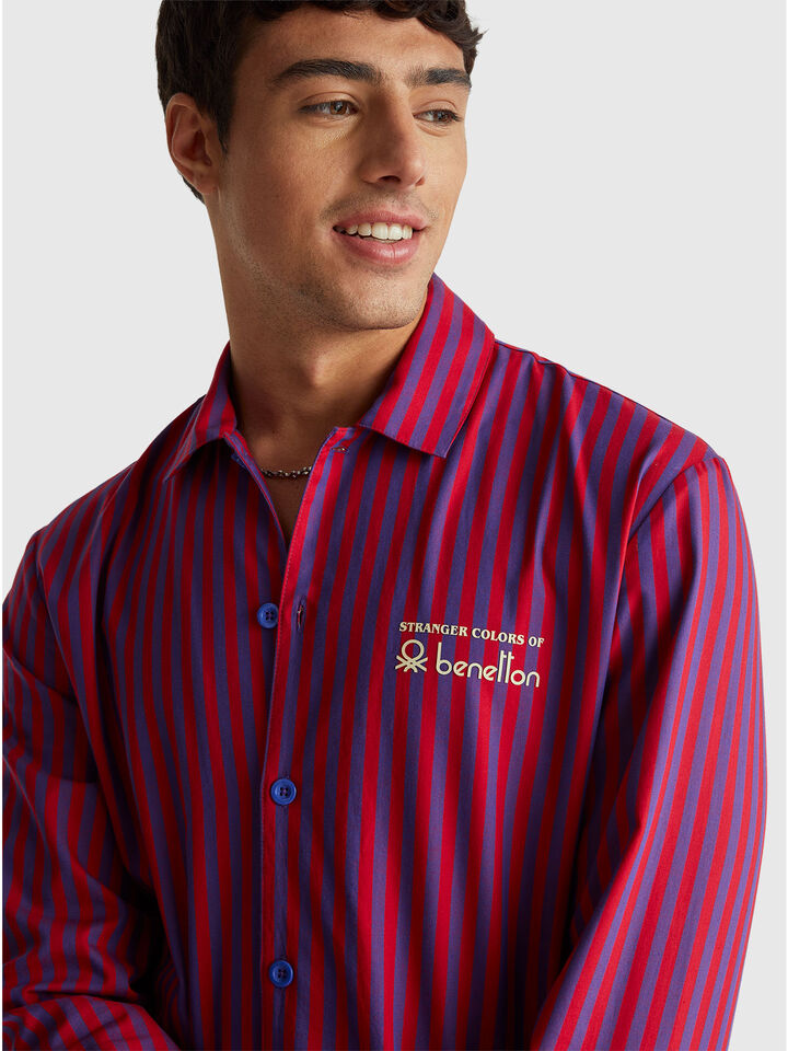 PYJAMA(JACKET+TROUSE Men image number 4